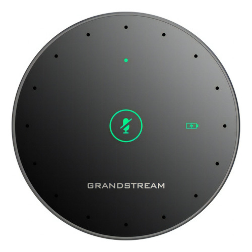 Micrófono Inalámbrico Bluetooth Para Gvc3220 Grandstream Color Negro