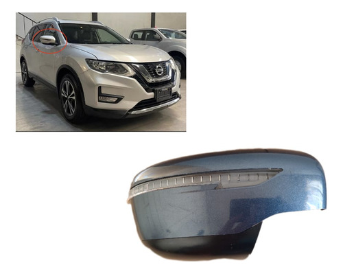 Carcasa Espejo Nissan Xtrail 2016 - 2021 Derecha Luz Remate