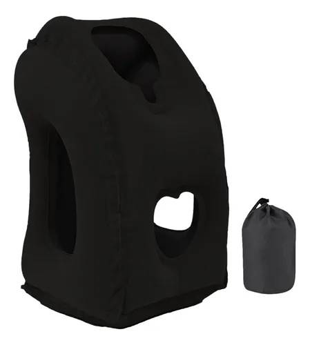 Reposacabezas Portátil Niños Adultos Almohada For Negro