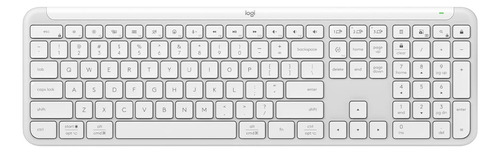 Teclado Slim K950 Blanco Español Latino Logitech