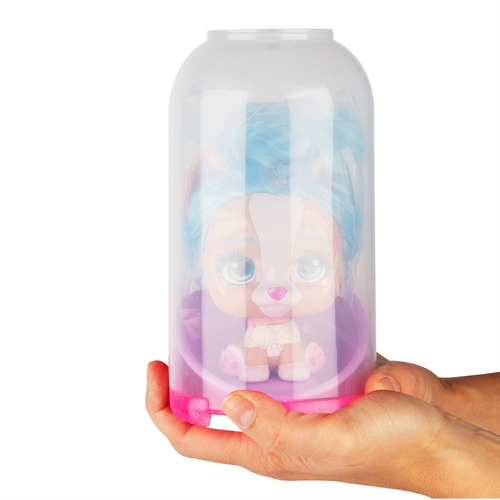 Imagen 4 de 10 de Vip Pets Mascotas Sorpresa Botella Con Pelo Serie 2 Glitter