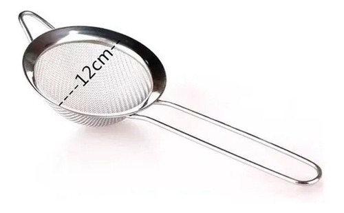 Peneira Coador Em Aço Inox Para Cozinha Grande 12cm