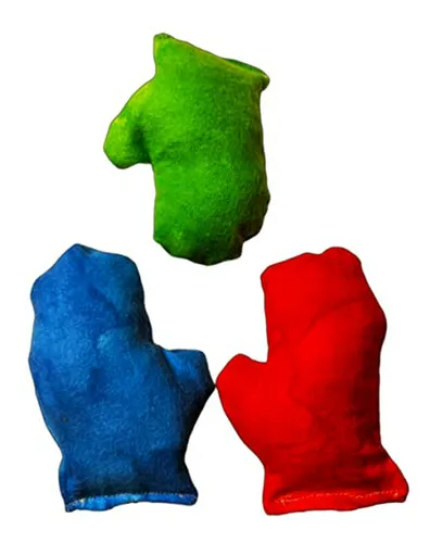Juguete Para Gatos Con Catnip - Tres Pequeños Guantes - Pelu