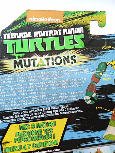 Tmnt Raphael Mutations Tortugas Ninja (Usado)