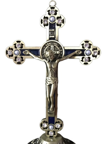 Crucifijo De Pared, Cruz, Decoración Artesanal En Bronce
