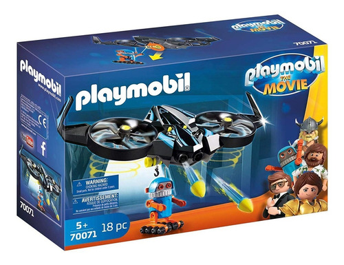 Robotitron Con Dron 70071 - Playmobil La Pelicula