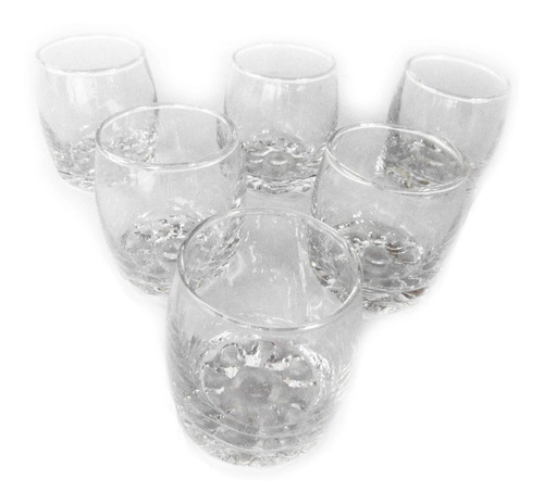 Imagem 5 de 8 de Lote De 6 Copos Pequenos Fundo Grosso Licor Aguardente 65ml