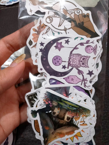 Set De 50 Stickers/calcomanía De Brujas