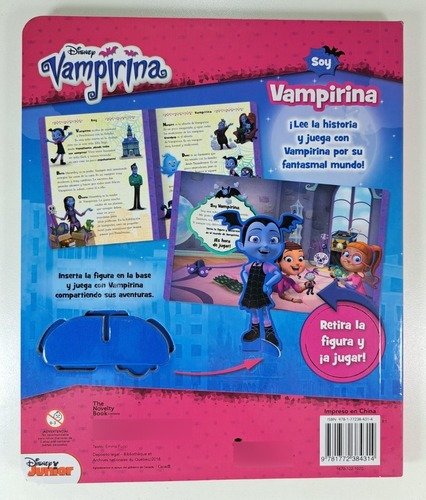 Yo Soy Vampirina - Libro Tapa Dura + Figura Con Base