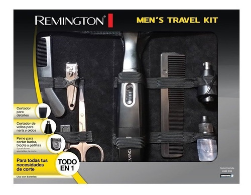 Kit De Viaje Hombre Remington Recortador Trimmer Tlg100 