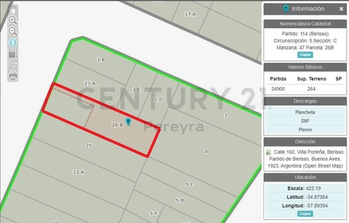 Imagen 8 de 10 de Rio De Janeiro Entre Belfast Y Campana. Lote En Venta 400m2 Berisso