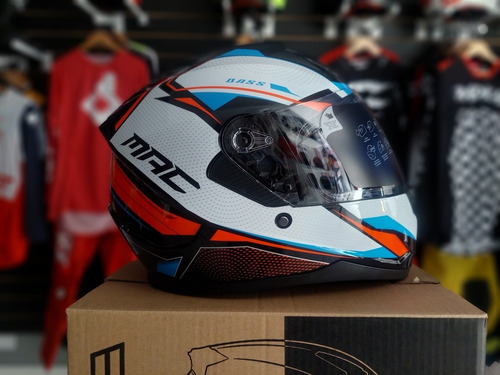 Casco Integral Mac M67 Bass  Zepelin Simple Visor-allmotors-