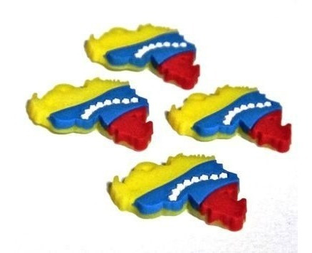Imagen 4 de 7 de 10 Dijes Mapa De Venezuela Paz Tricolor Patria Bandera