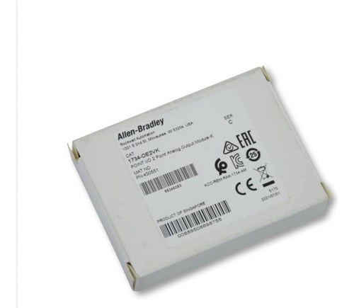 Allen-bradley 1734 Oe2v Novo 1734 Oe2vk 2ch Analog Out 2021