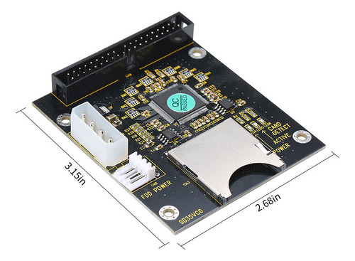 A A Adaptador 40 Up Disk Ide 3.5 Pulgadas Sd Pin Driver