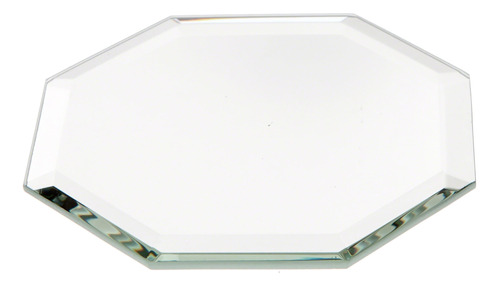 Plymor Octagon - Espejo De Cristal Biselado De 0.118 In, 3 X
