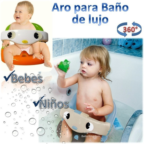 Aro Con Base Plegable Para Banar Al Bebe Nuevo Asiento Gira Mercado Libre