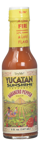 Try Me Salsa Yucatan Sunshine, 5 Onzas Liquidas (paquete De