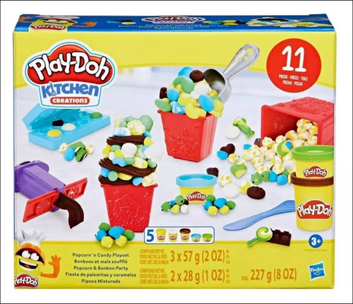 Set Play-doh Fiesta De Palomitas Y Caramelos Kitchen Creatio