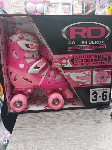 Patines Ajustables Roller Derby Niña Originales