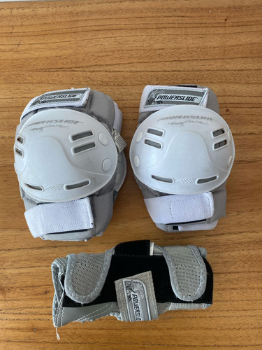 Protecciones Powerslide Standard Tri-pack Women Roller Blanco