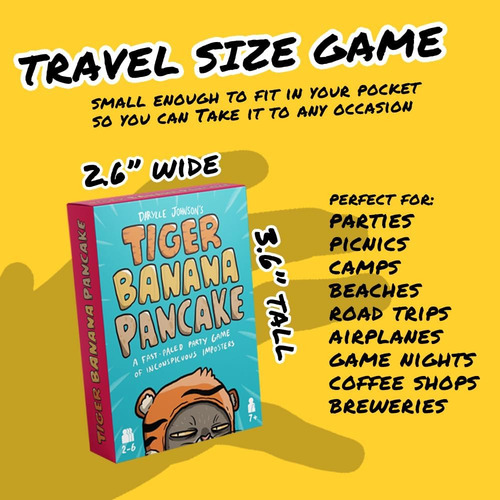 Tiger Banana Pancake: Juego De Cartas De 5 Minutos Para Noch