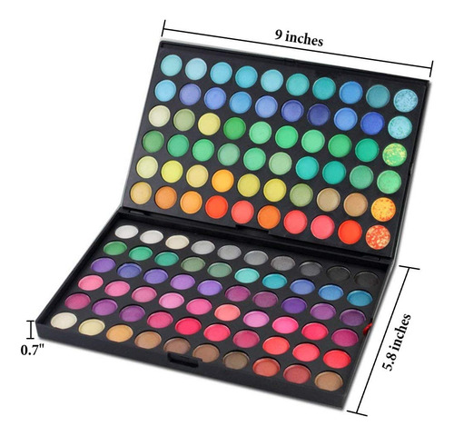 Onwon Paleta De Sombra De Ojos De Maquillaje De 120 Colores