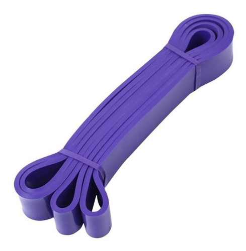 Super Band Forte Elástico Exercício Fita Extensor Fitness Cor Roxo