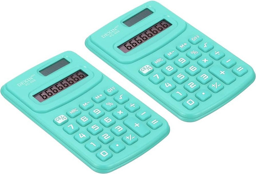 Mini Calculadora Colores Lisos De Bolsillo Karuida 