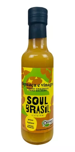 Molho Orgânico Com Cupuaçu E Vinagre Soul Brasil 250ml