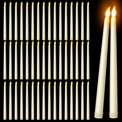 Riokko 100 Pcs Velas Sin Llama Sin Envejecimiento, Velas Led