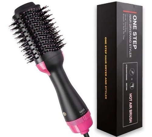 Cepillo Aire Caliente Seca Alisador Y Voluminizador Cabello