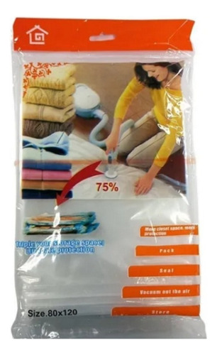 Bolsa organizadora al vacío de 80 x 120 cm para edredones, ropa y tapicería