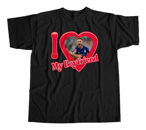 Remera Algodón Selección I Love My Boyfriend - Escaloneta