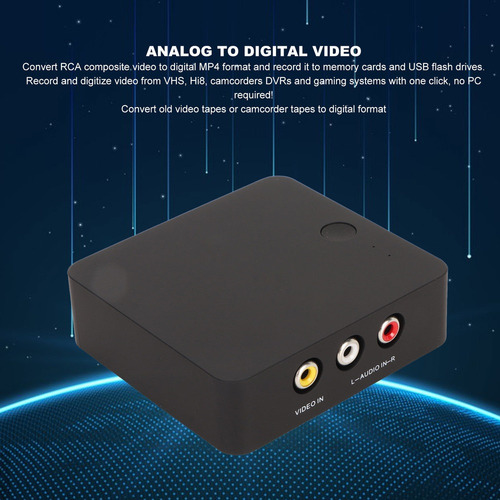 Conversor Vhs Para Gravador Digital Av Hi8 Vcr Dvr Dvid