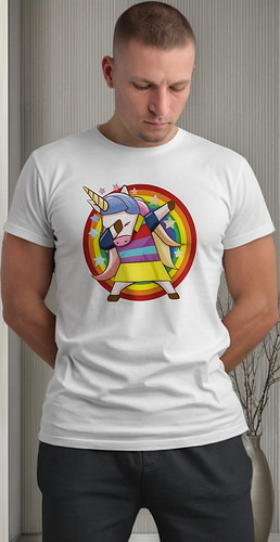 Playera Rs Arcoiris Unicornio P1039