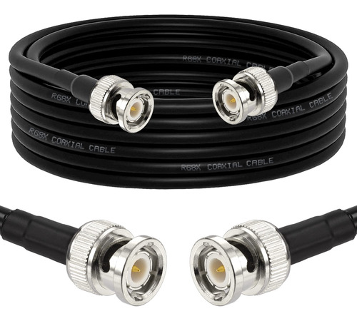 Superbat Cable Coaxial Bnc Macho A Bnc Macho De 10 Pies, Cab