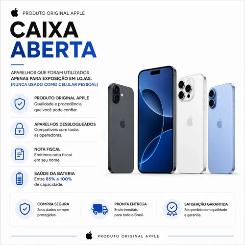Iphone 13 5g (128gb) Original Bateria Envio Imediato Brindes (Novo