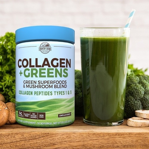 Imagen 2 de 5 de Colágeno Hidrolizado Polvo + Detox + 10 Hongos Melena León Natural