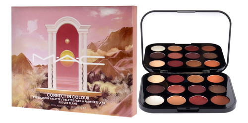 Paleta De Sombras De Ojos Mac Connect Palette-future Flame 1