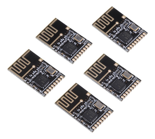 5 Piezas Mini Nrf24l01 Smd 1.27mm 2.4ghz Módulo Transmisor