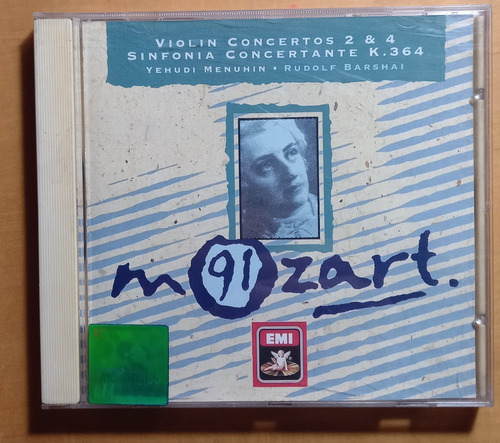 Mozart Violin Conciertos 2 & 4 Y Concertante Menuhin 