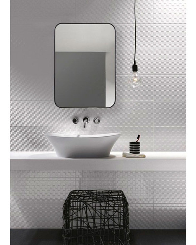 Espejo Baño 50x70 Cm Reflejar Colgante Living Rectangular