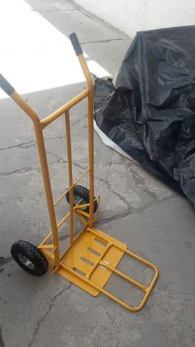 Imagen 3 de 6 de Zorra Carro Con Rueda Neumatica Carga 200 Kg Fmt Transportar