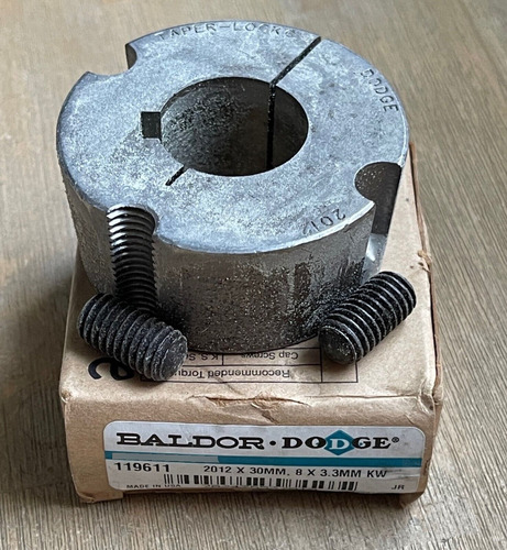 Baldor Dodge 2012 X 30mm 8 X 3.3mm Kw Taper-lock Bushing Ssm