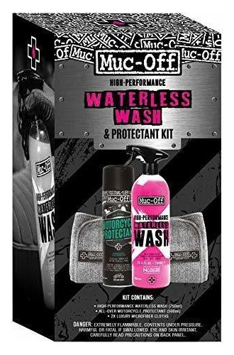 Muc-off Kit De Lavado Y Protector Sin Agua Para Motocicleta