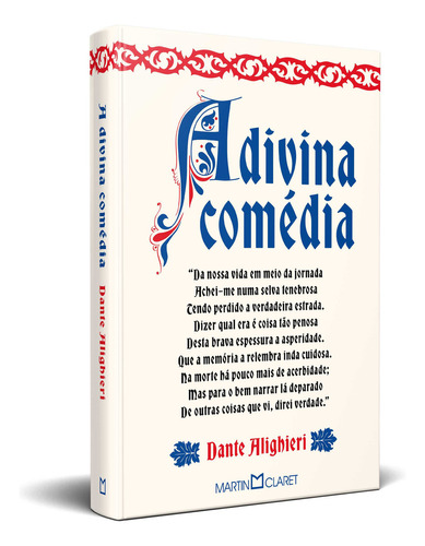 A Divina Comédia, De Dante Alighieri. Editora Martin Claret, Capa Dura Em Português