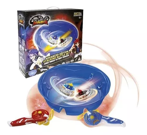 Beyblade C/ Lançador Peão Batalha Infinity Nado Pião Rápido