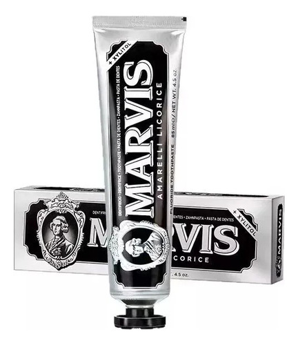 Mx1 Pasta De Dientes Blanqueadora Marvis Mint 25 Ml