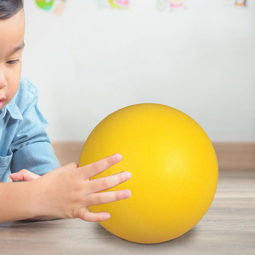Pelota Hinchable Para Niños, Pelota De Rebote Amarillo
